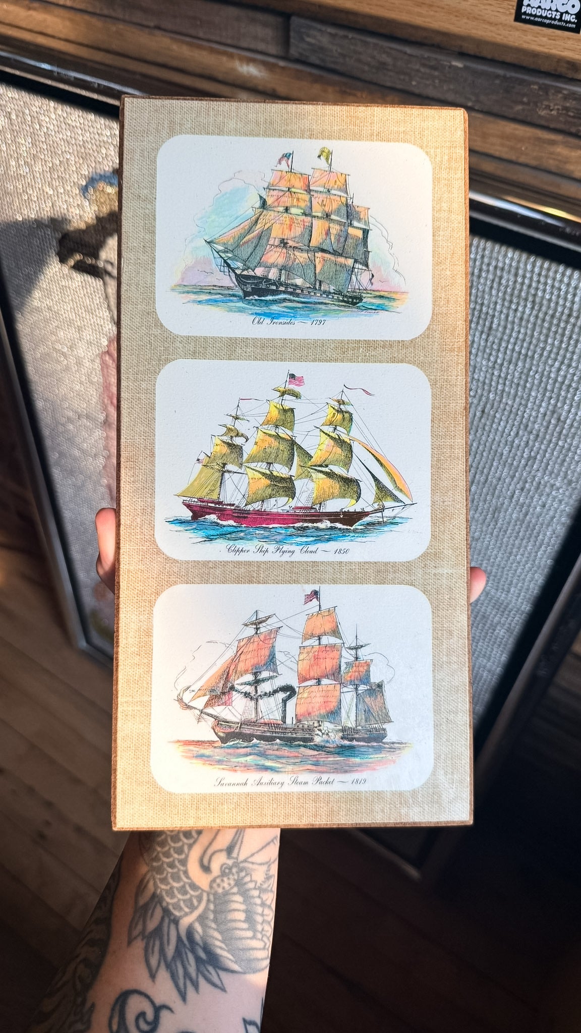 Three Ship Plaque