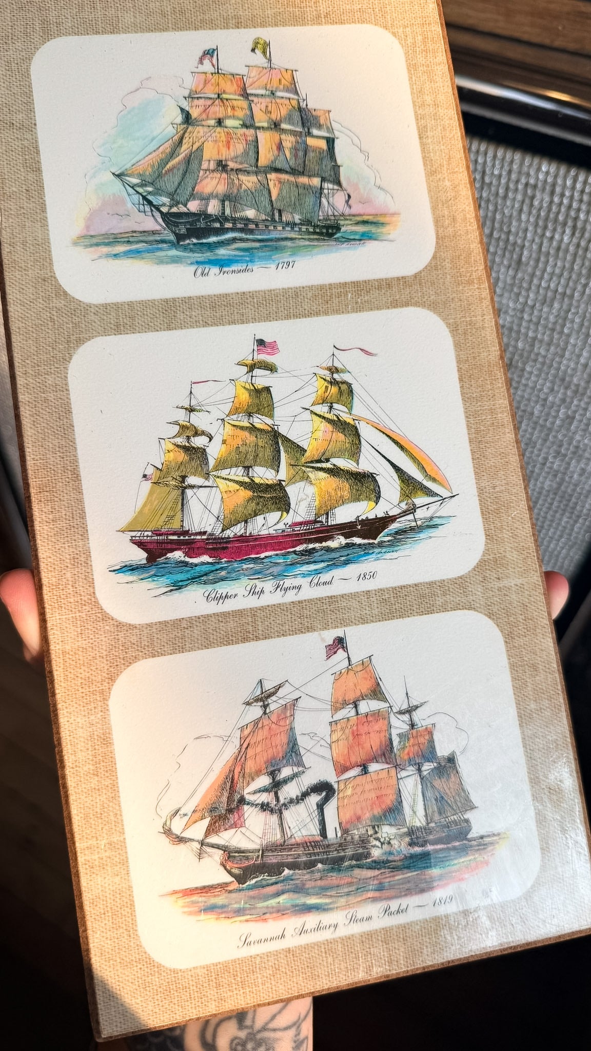 Three Ship Plaque