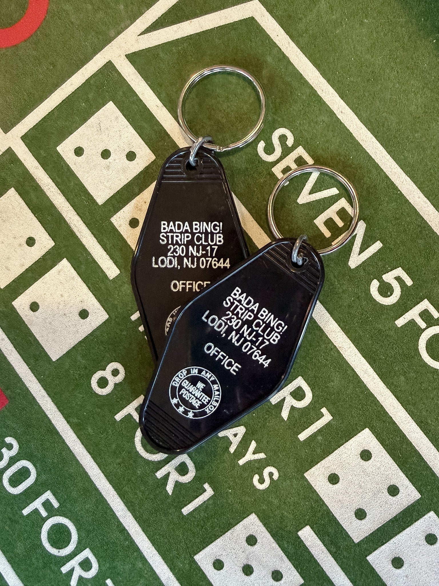 Sopranos Bada Bing Keychain