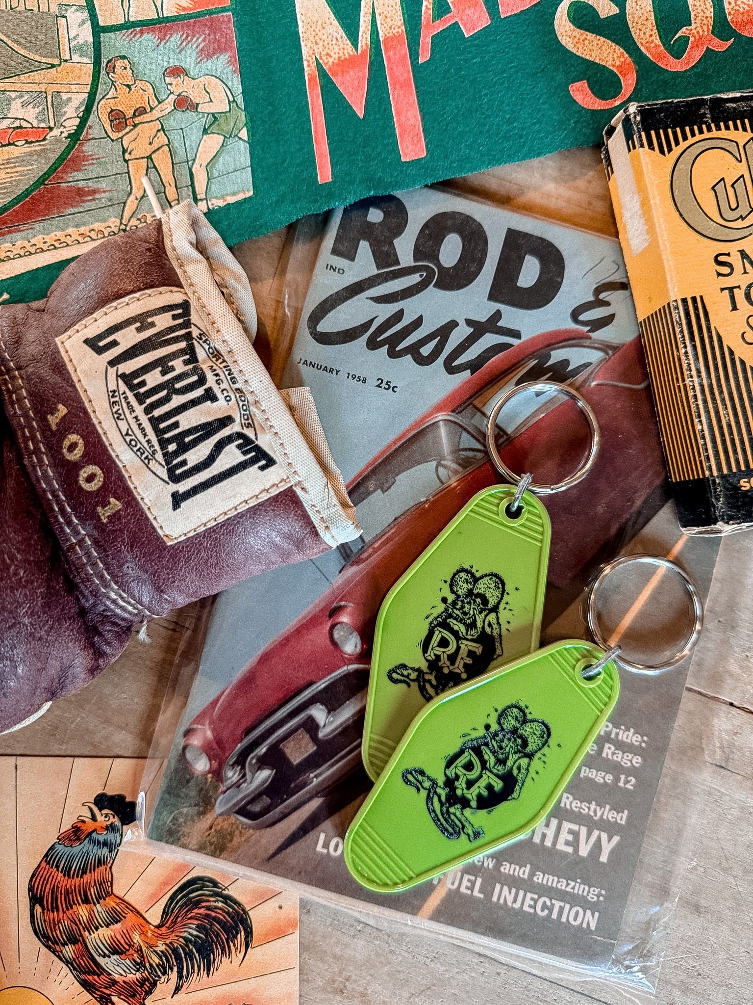 Rat Fink Keychain