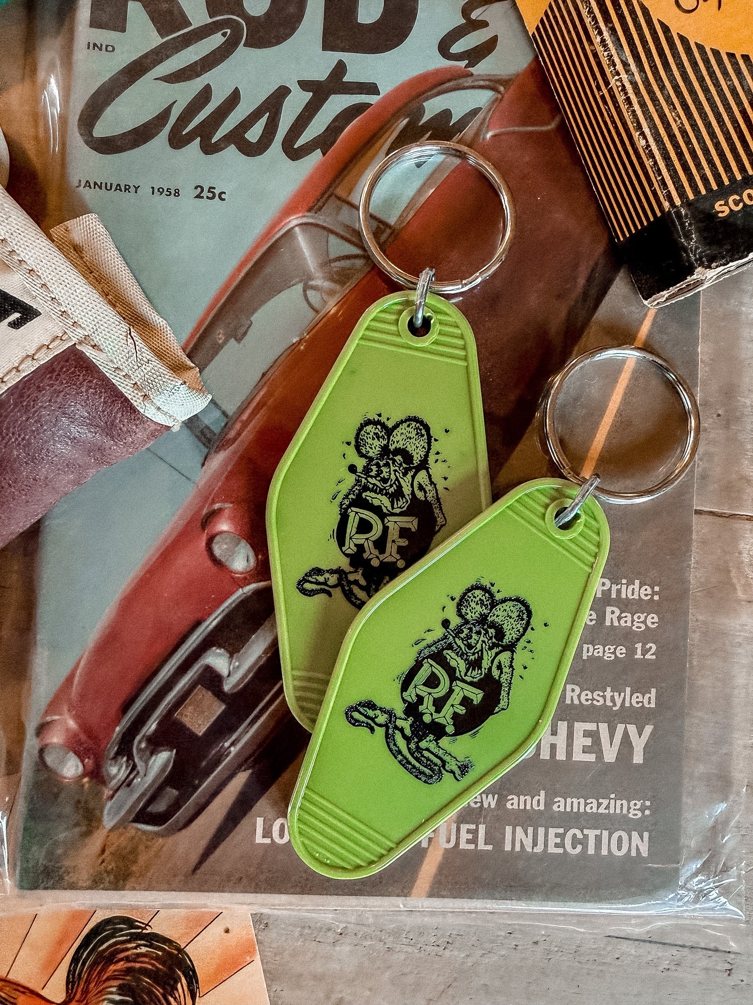 Rat Fink Keychain