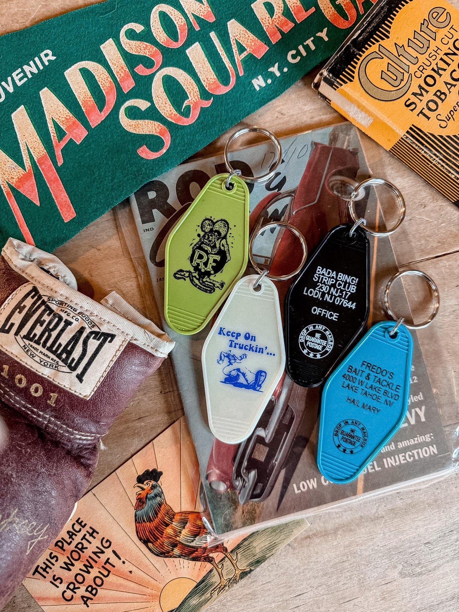 Sopranos Bada Bing Keychain