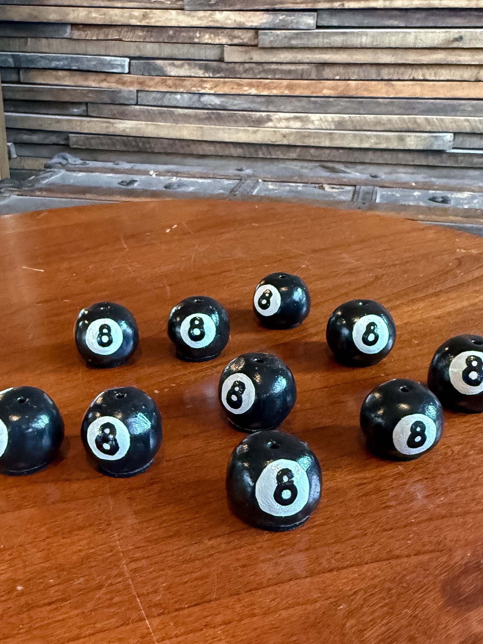Handmade 8 Ball Incense Holder