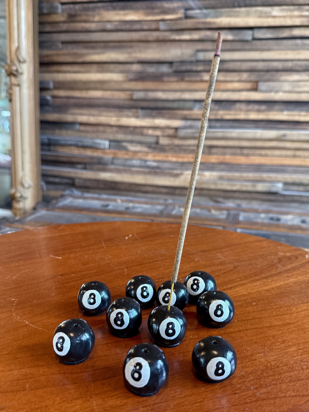 Handmade 8 Ball Incense Holder