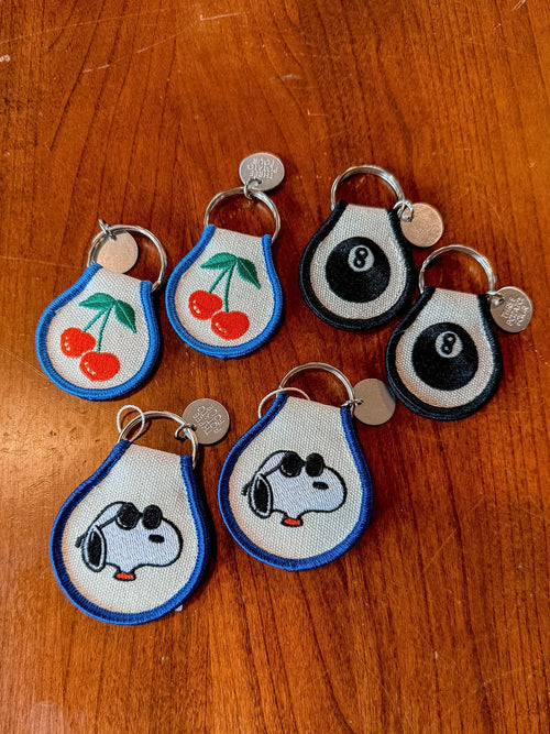 8 Ball Patch Keychain