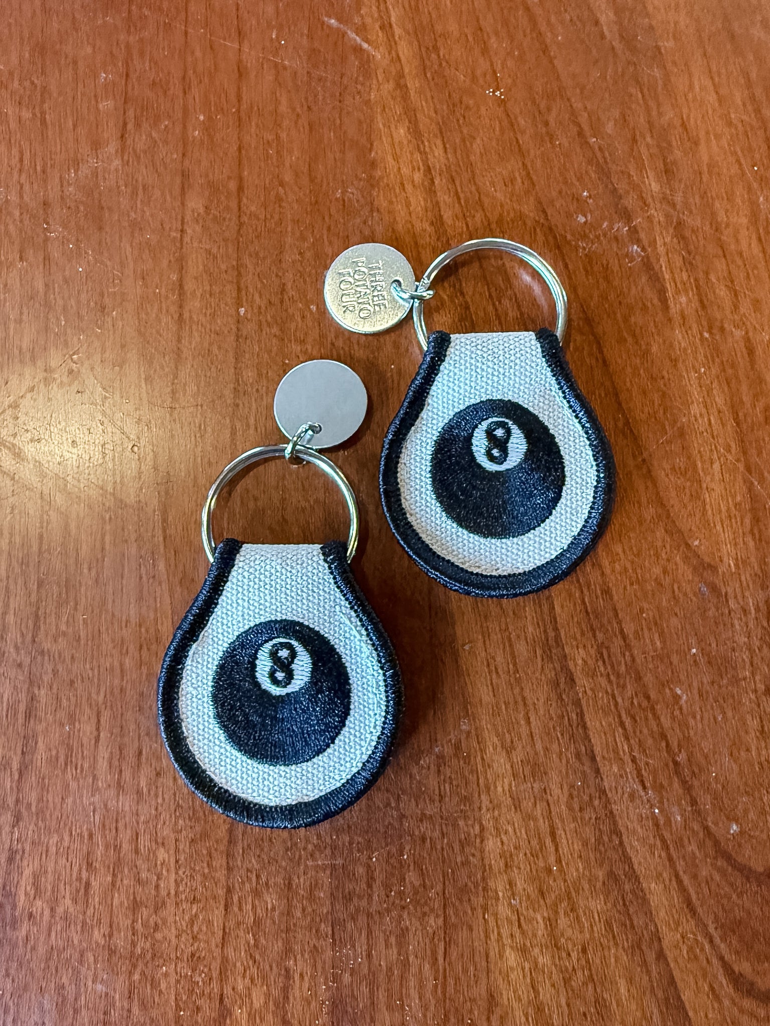 8 Ball Patch Keychain