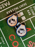 Joe Cool Patch Keychain