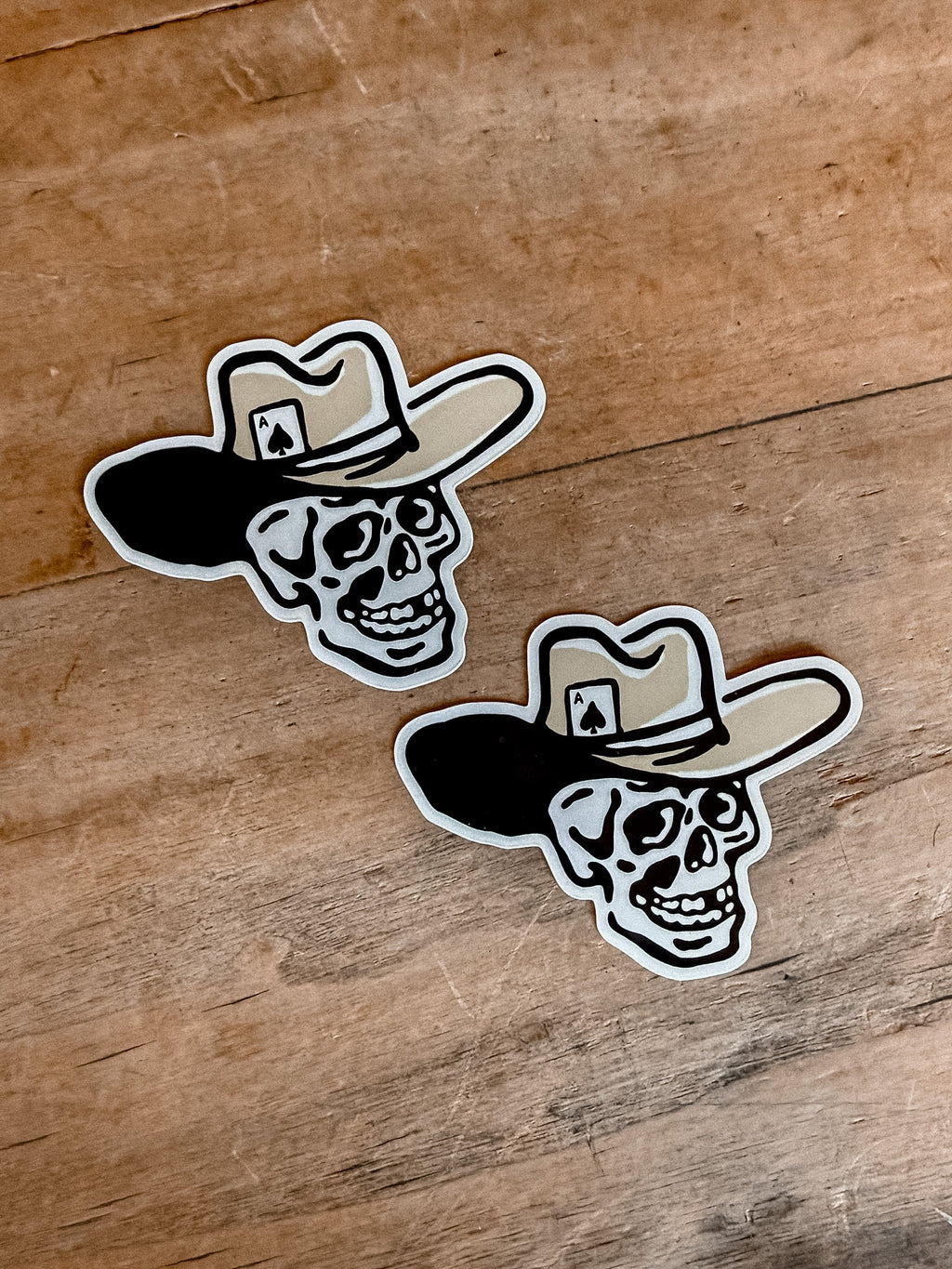 Aces Skull Sticker