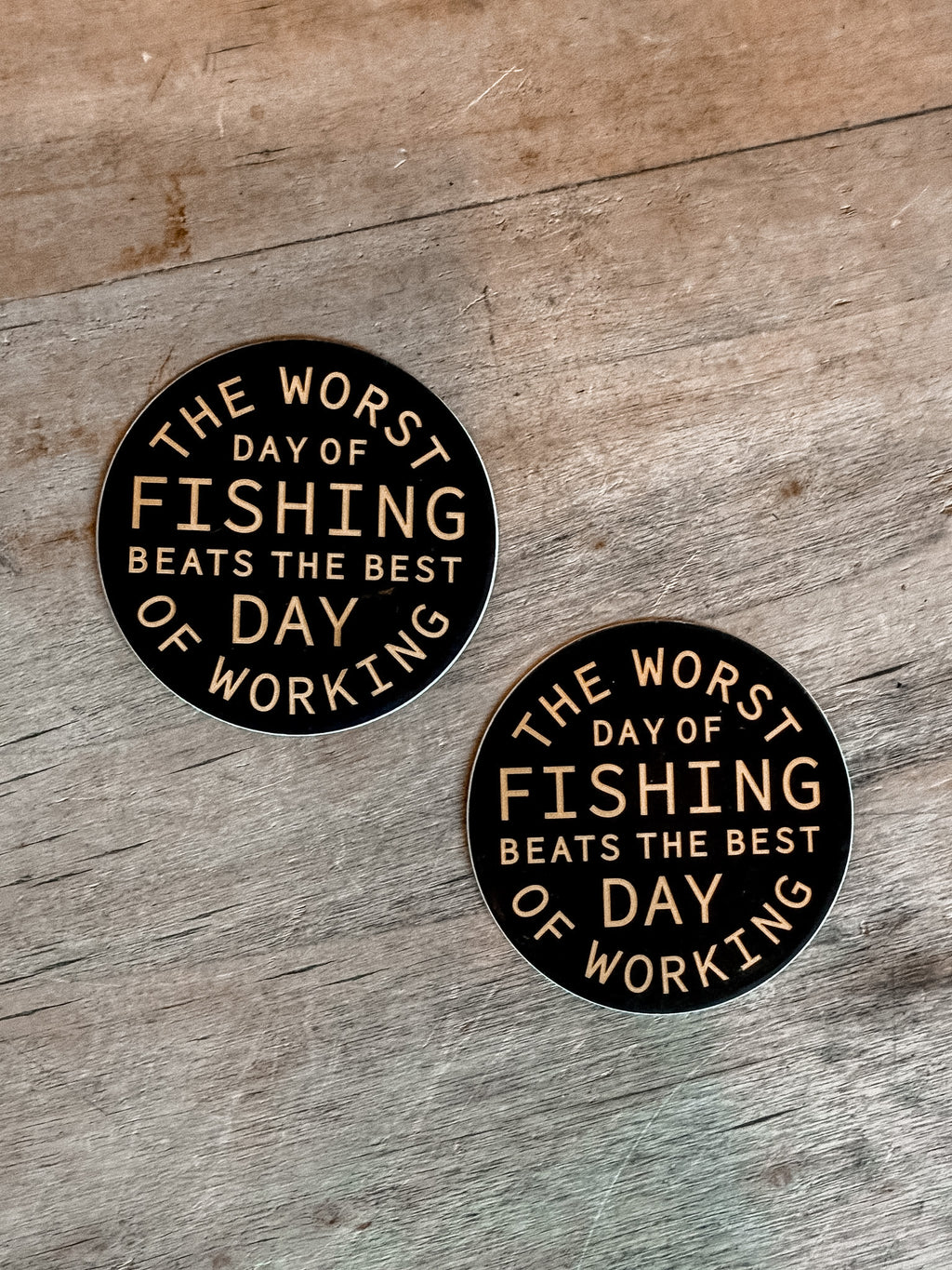 Fishing Beats Working Sticker