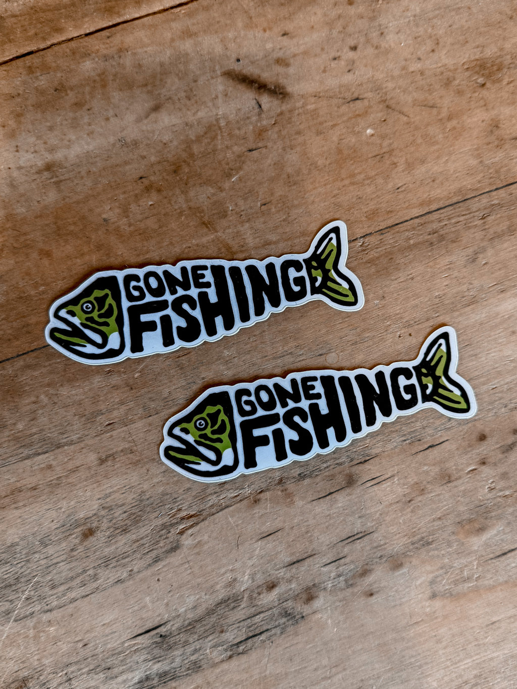 Gone Fishing Sticker