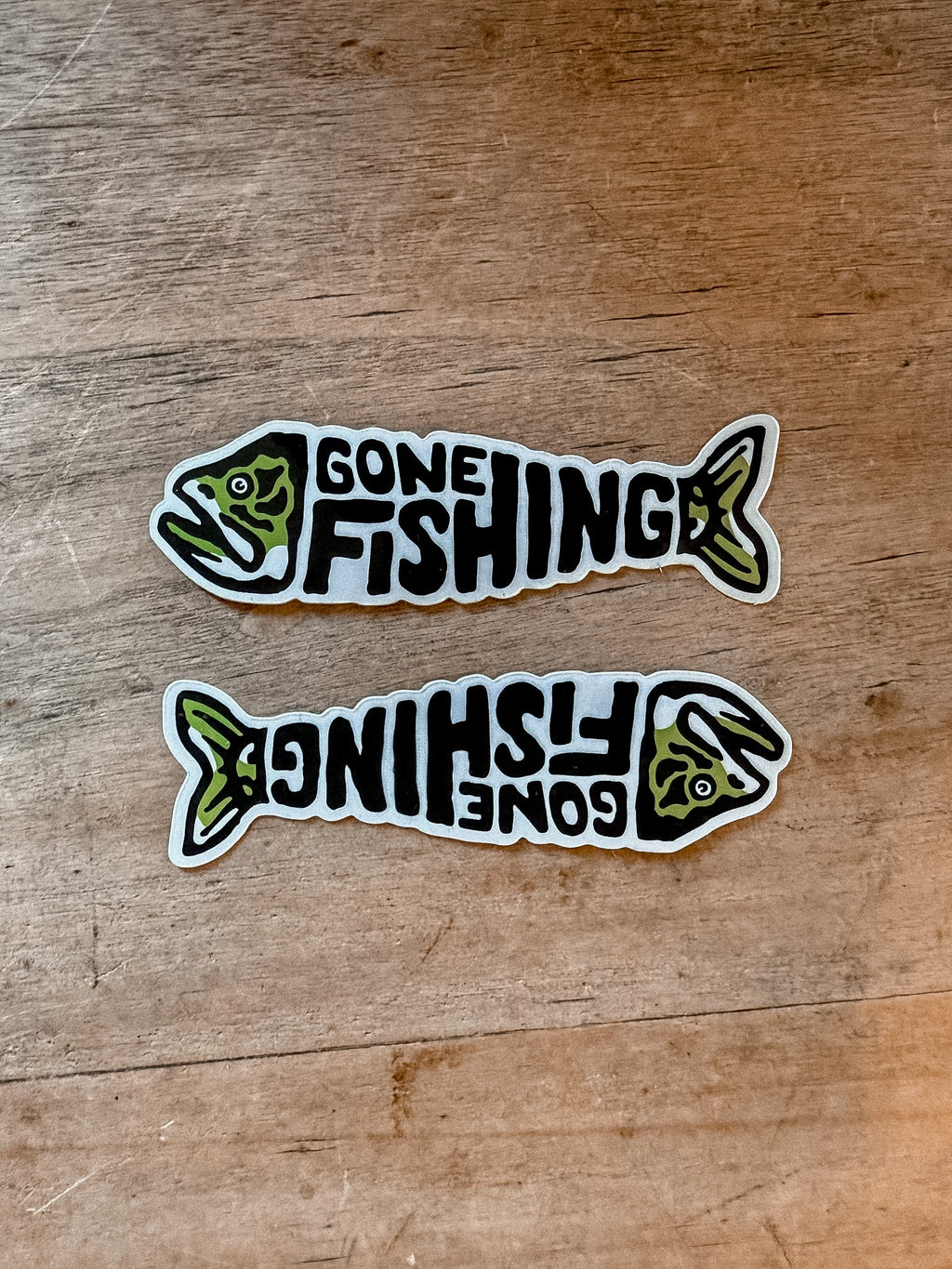 Gone Fishing Sticker