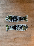 Gone Fishing Sticker