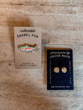 Trout Enamel Pin