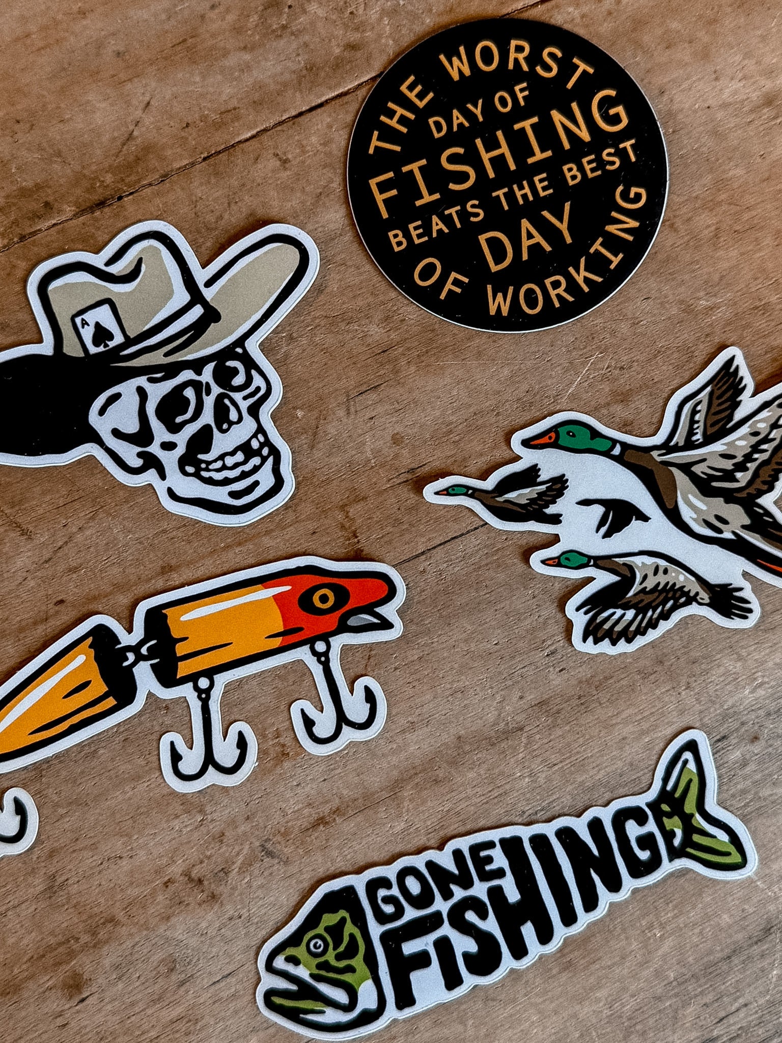 Fishing Beats Working Sticker