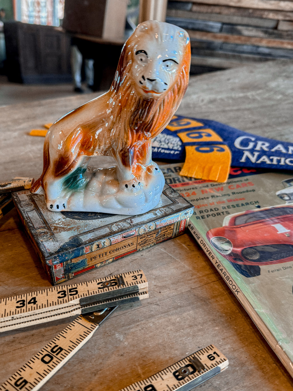 Ceramic Lion Statue Brasil Made