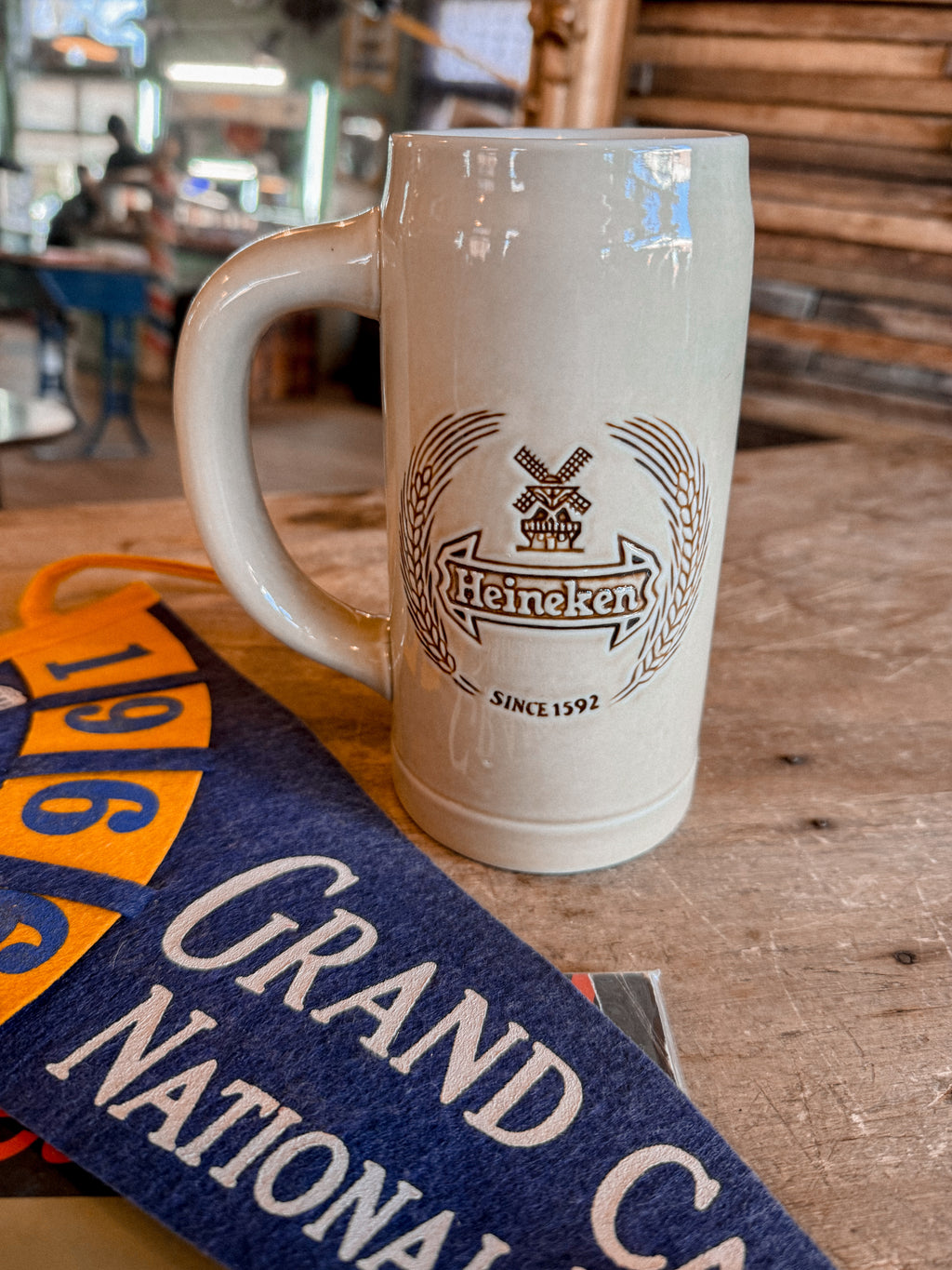 Long Island Yankee Clipper Heineken Beer Stein
