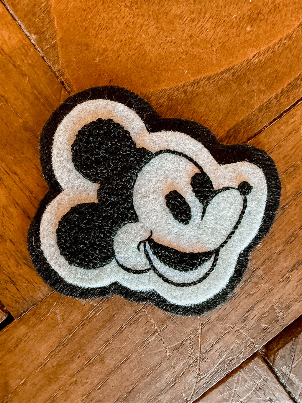 Mickey Mouse Chenille Felt Patch
