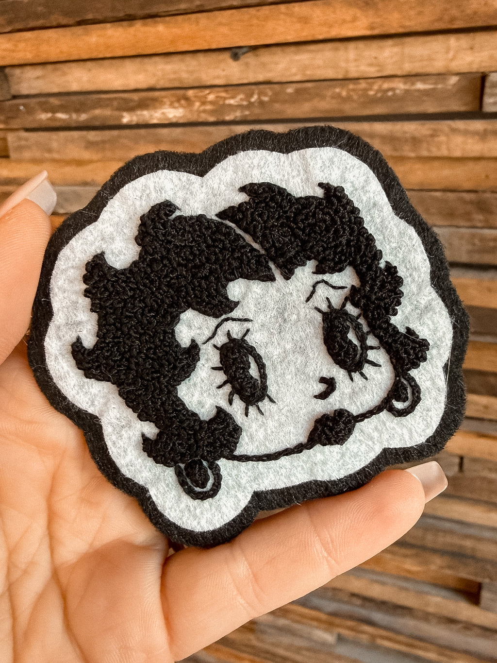 Betty Boop Chenille Felt Patch