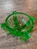 Uranium Glass Ashtray Catch All