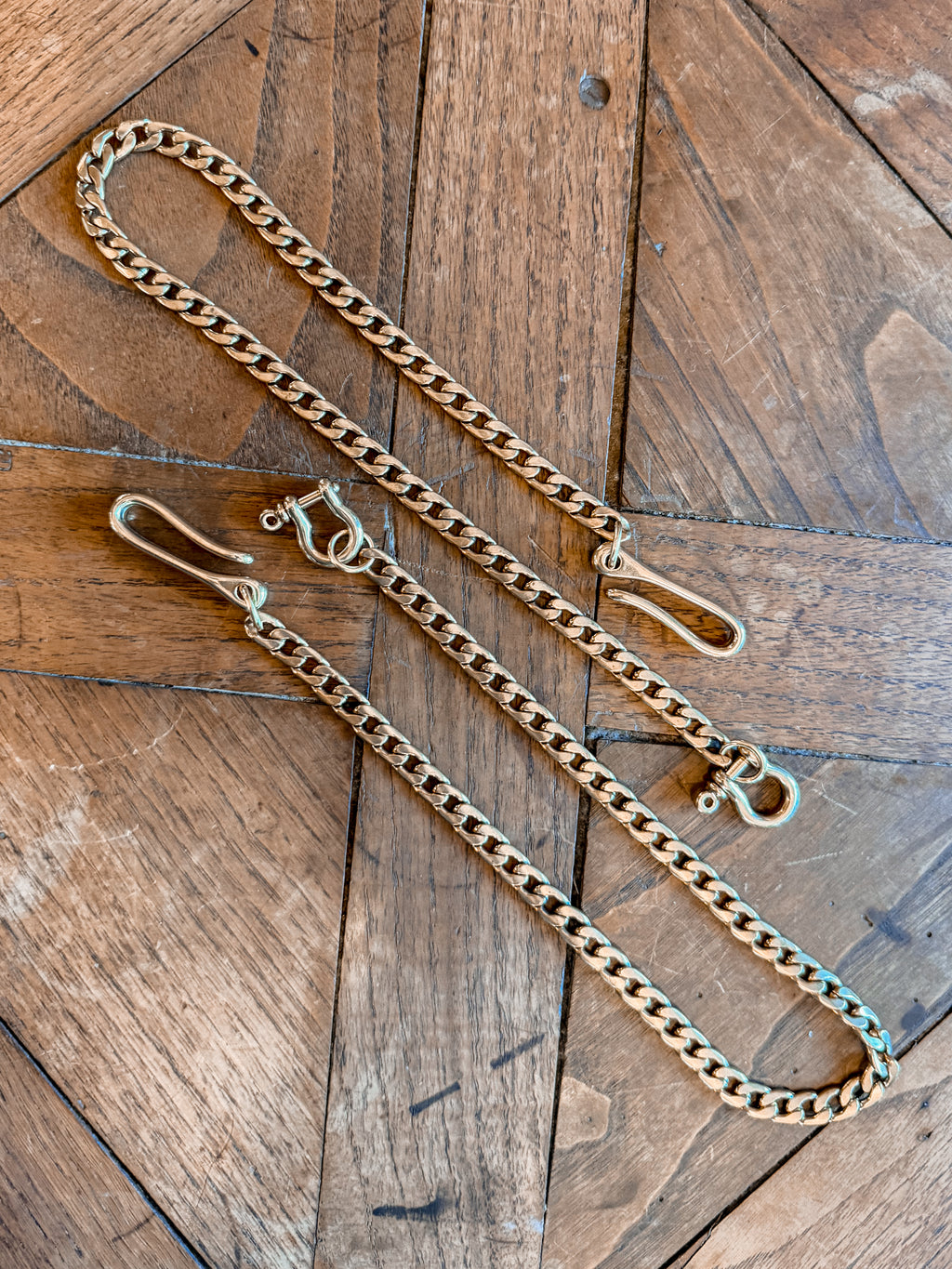 U-Hook Wallet Chain - Brass