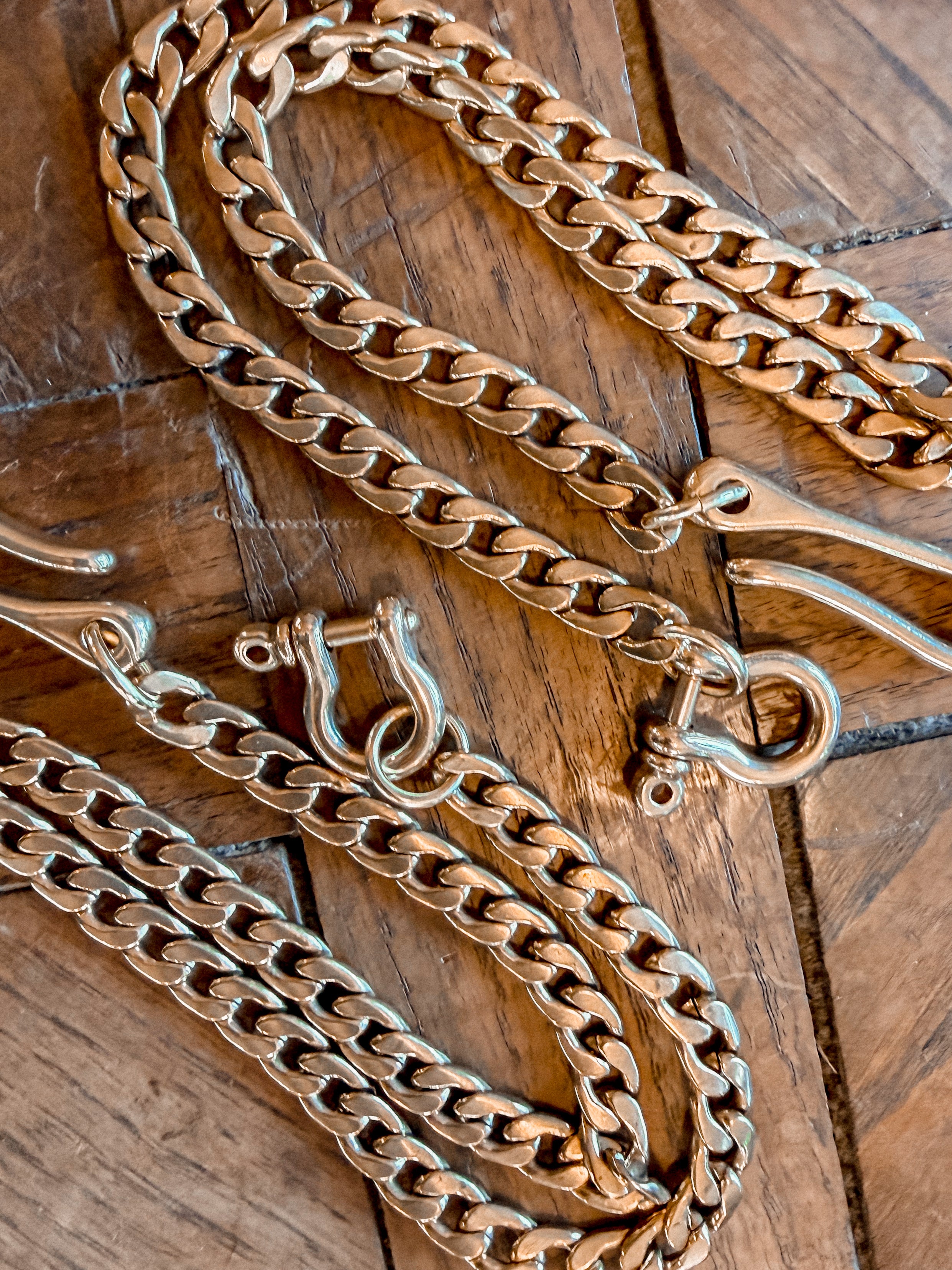 U-Hook Wallet Chain - Brass