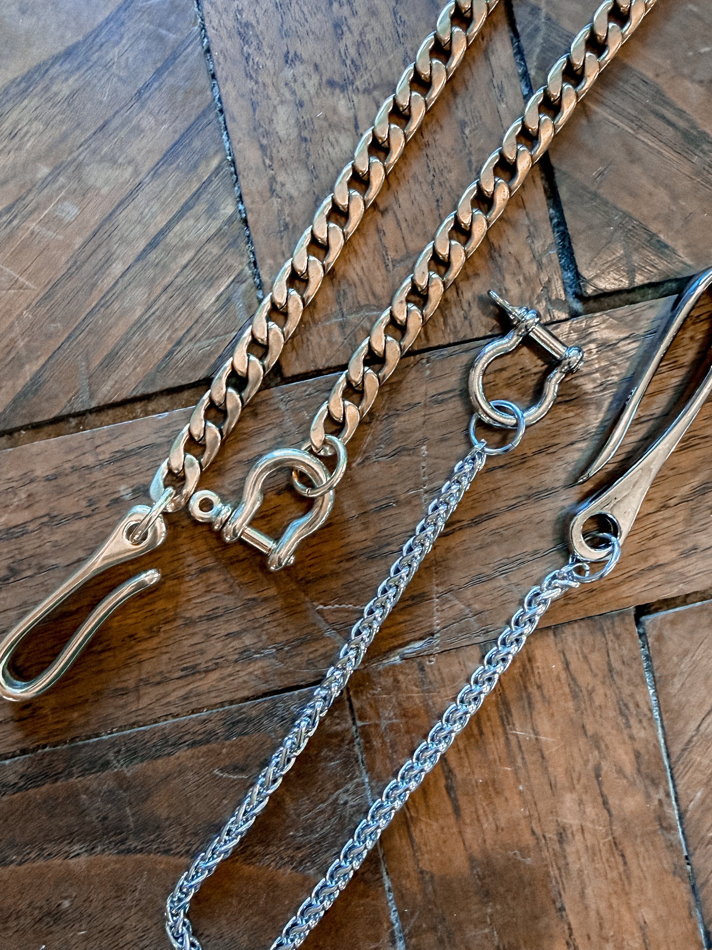 U-Hook Wallet Chain - Brass