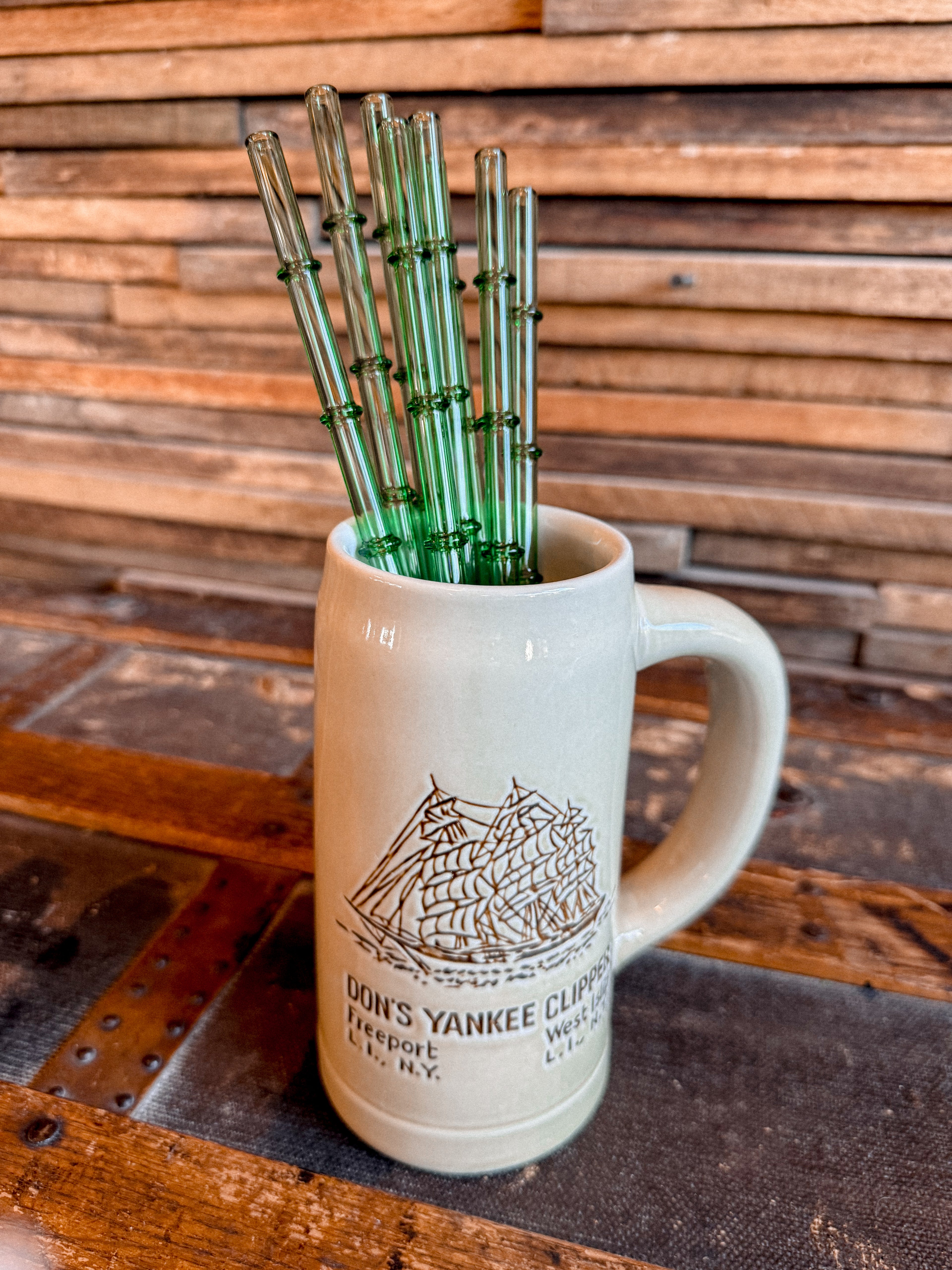 Glass Bamboo Straw