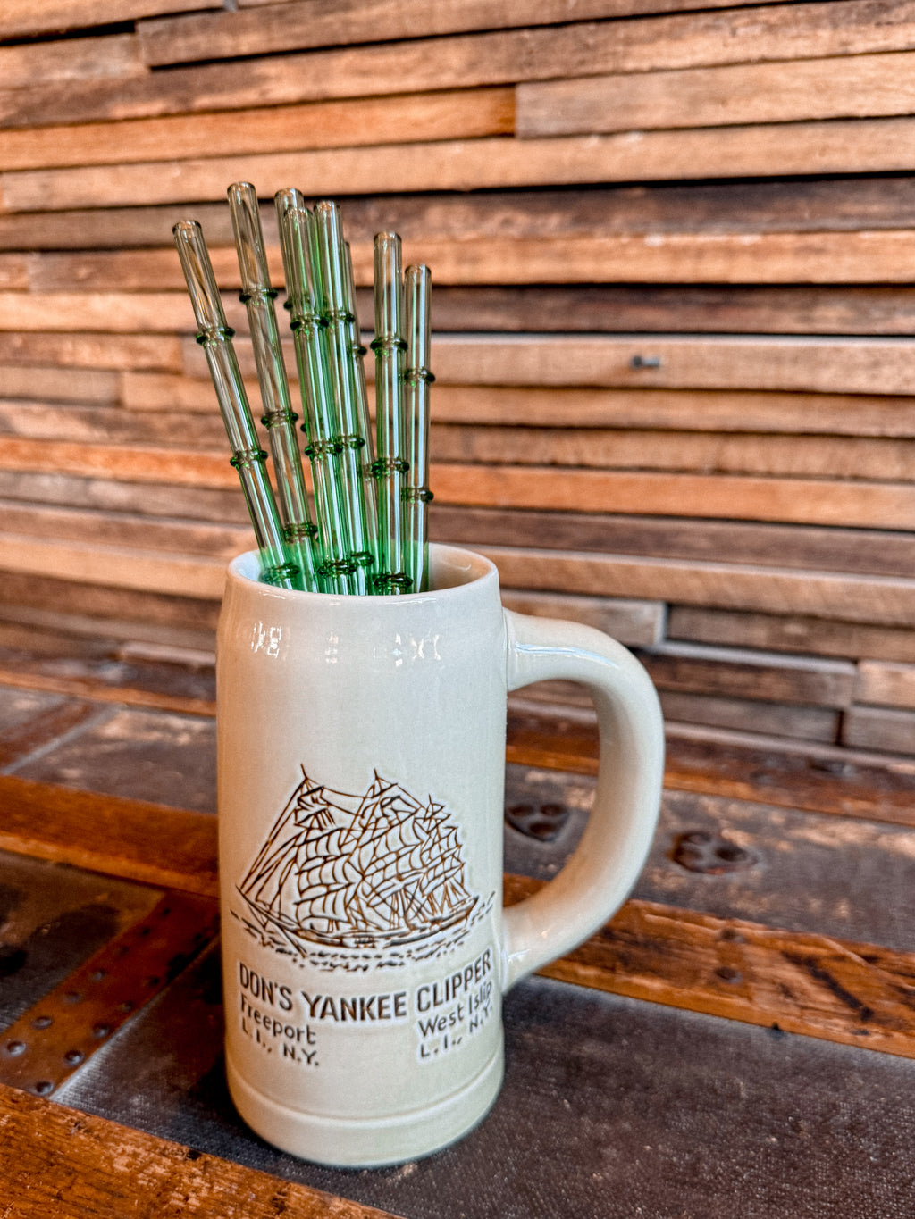 Glass Bamboo Straw