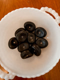 Black Ceramic Incense Pebble