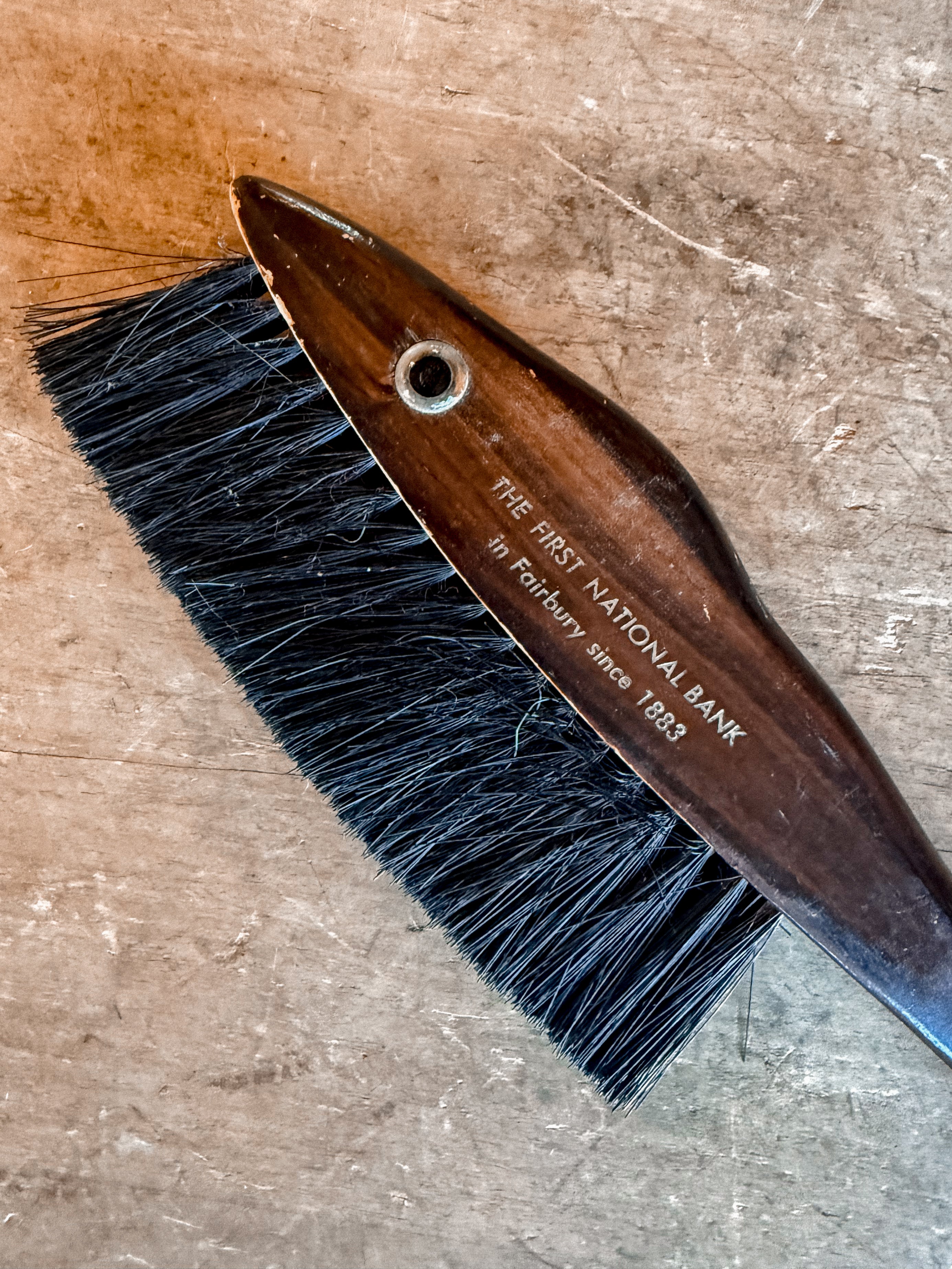 Fish Shoe Brush w/ Bank Embossing