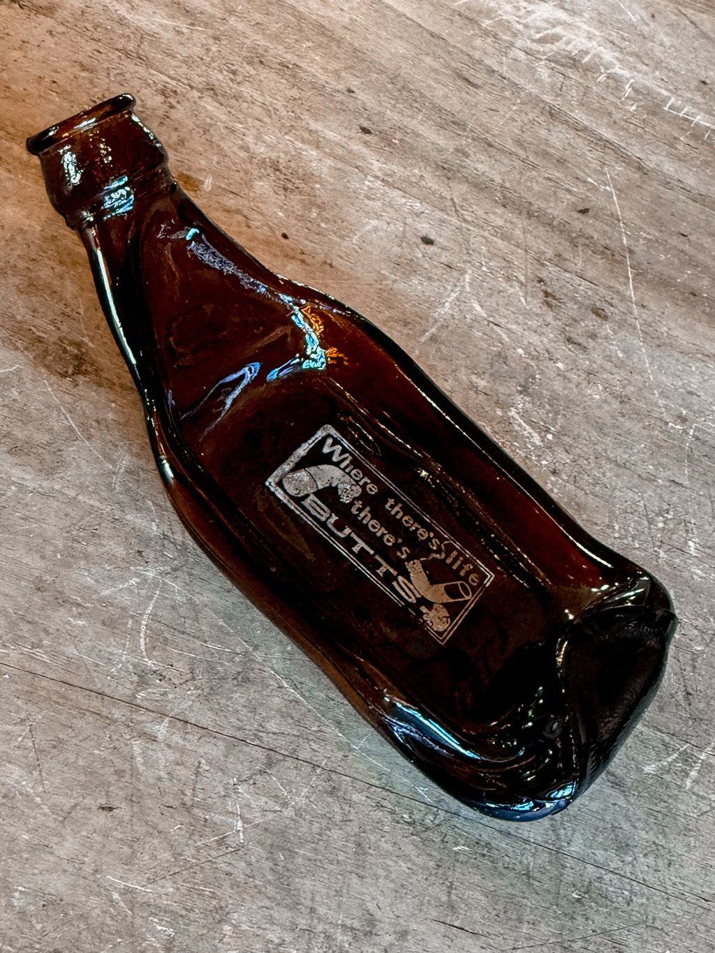 Butts Bottle Ashtray