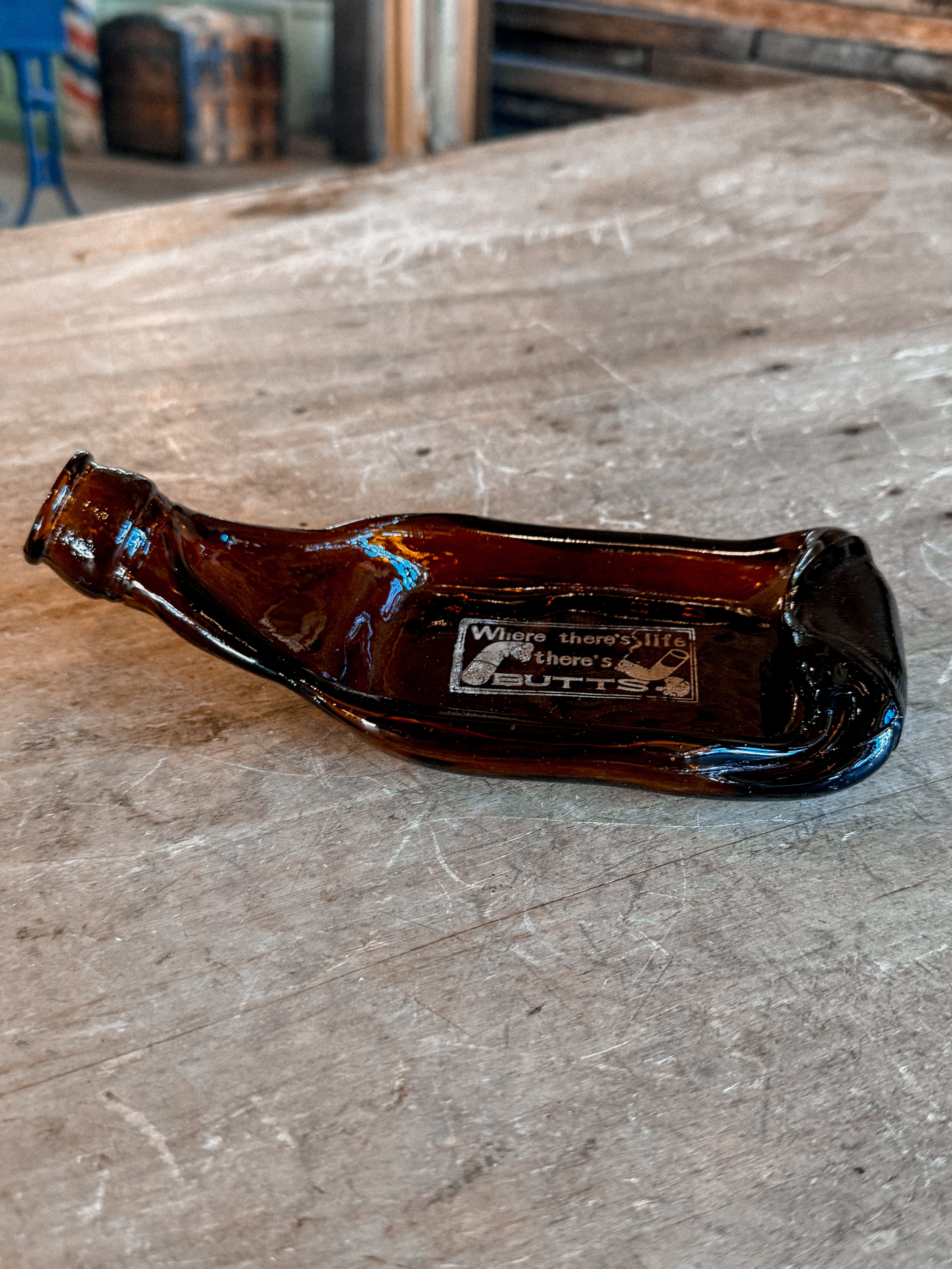 Butts Bottle Ashtray