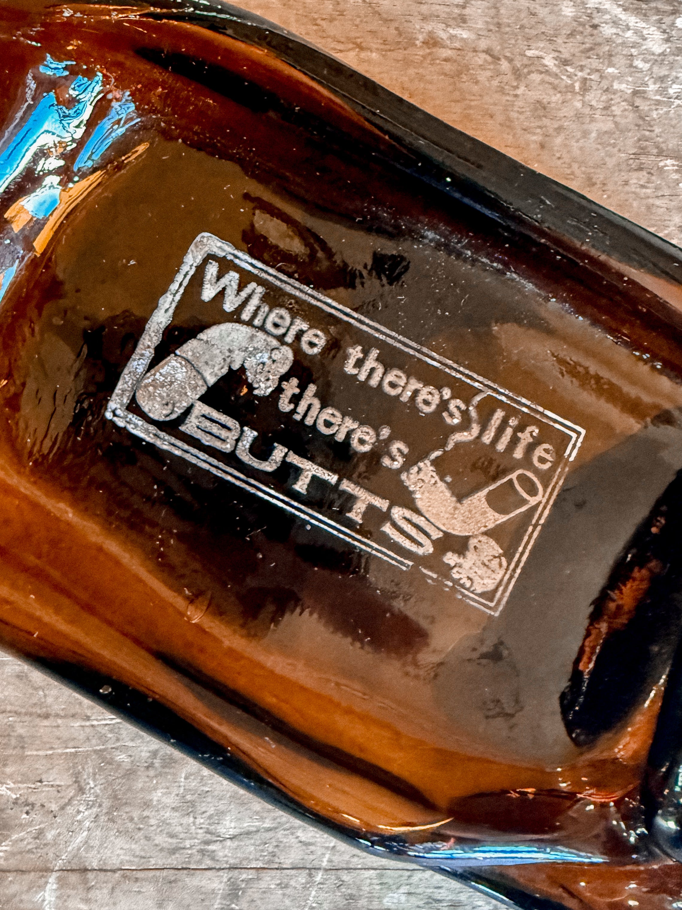 Butts Bottle Ashtray