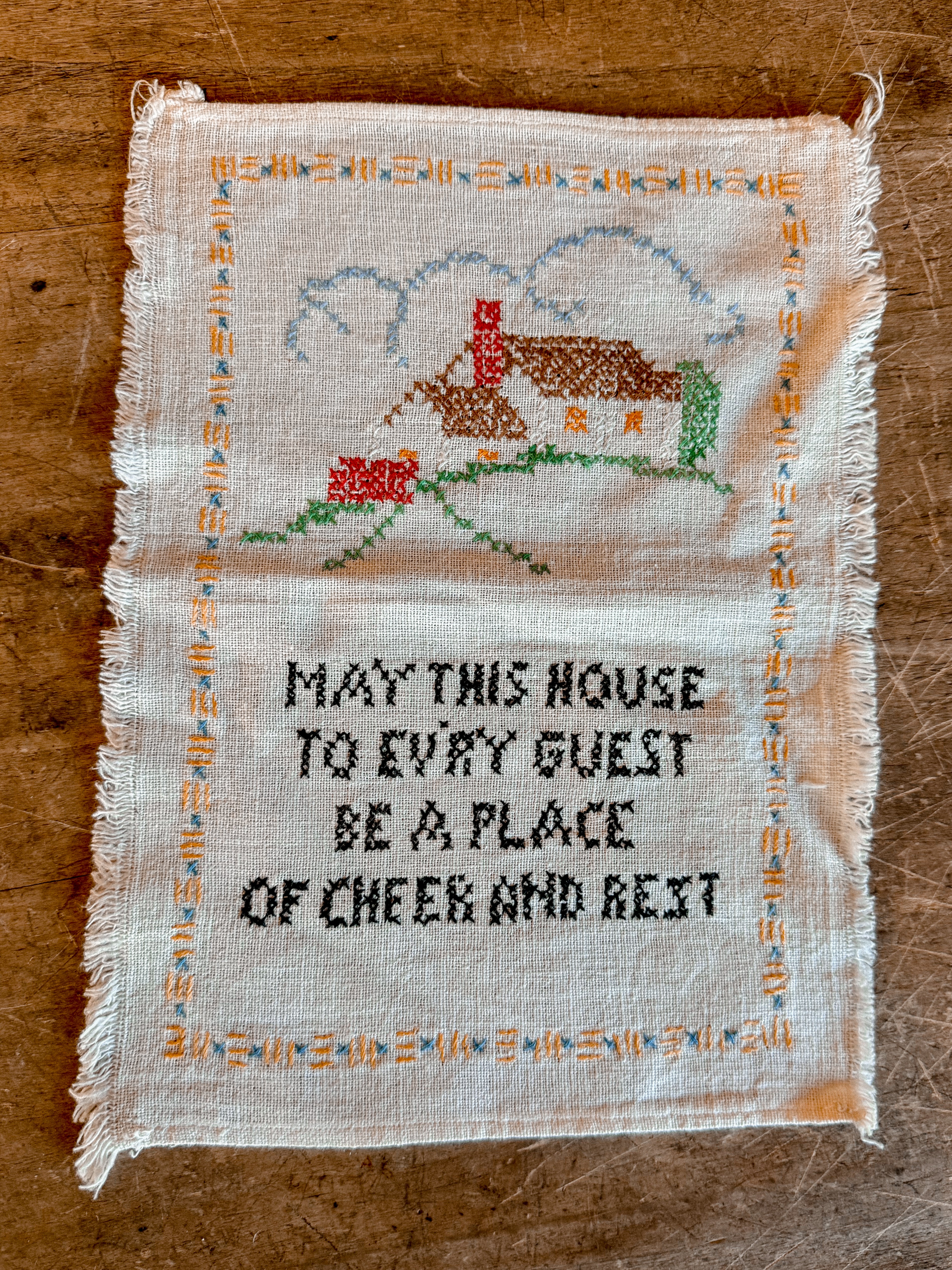Framed Crosstitch Quote