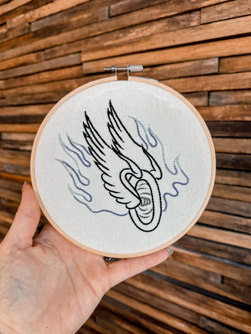 Burining Rubber Hoop 5"