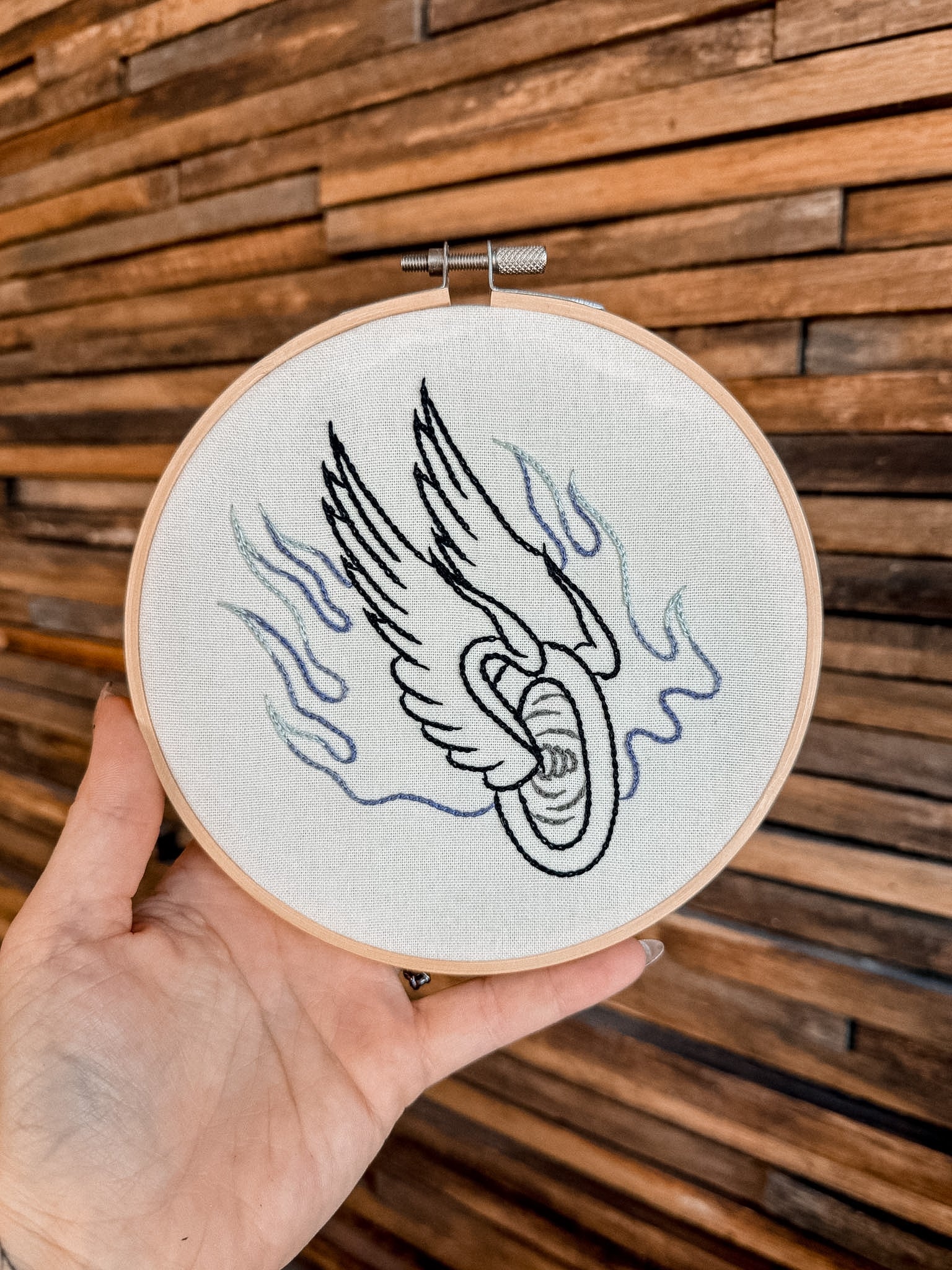 Burining Rubber Hoop 5"