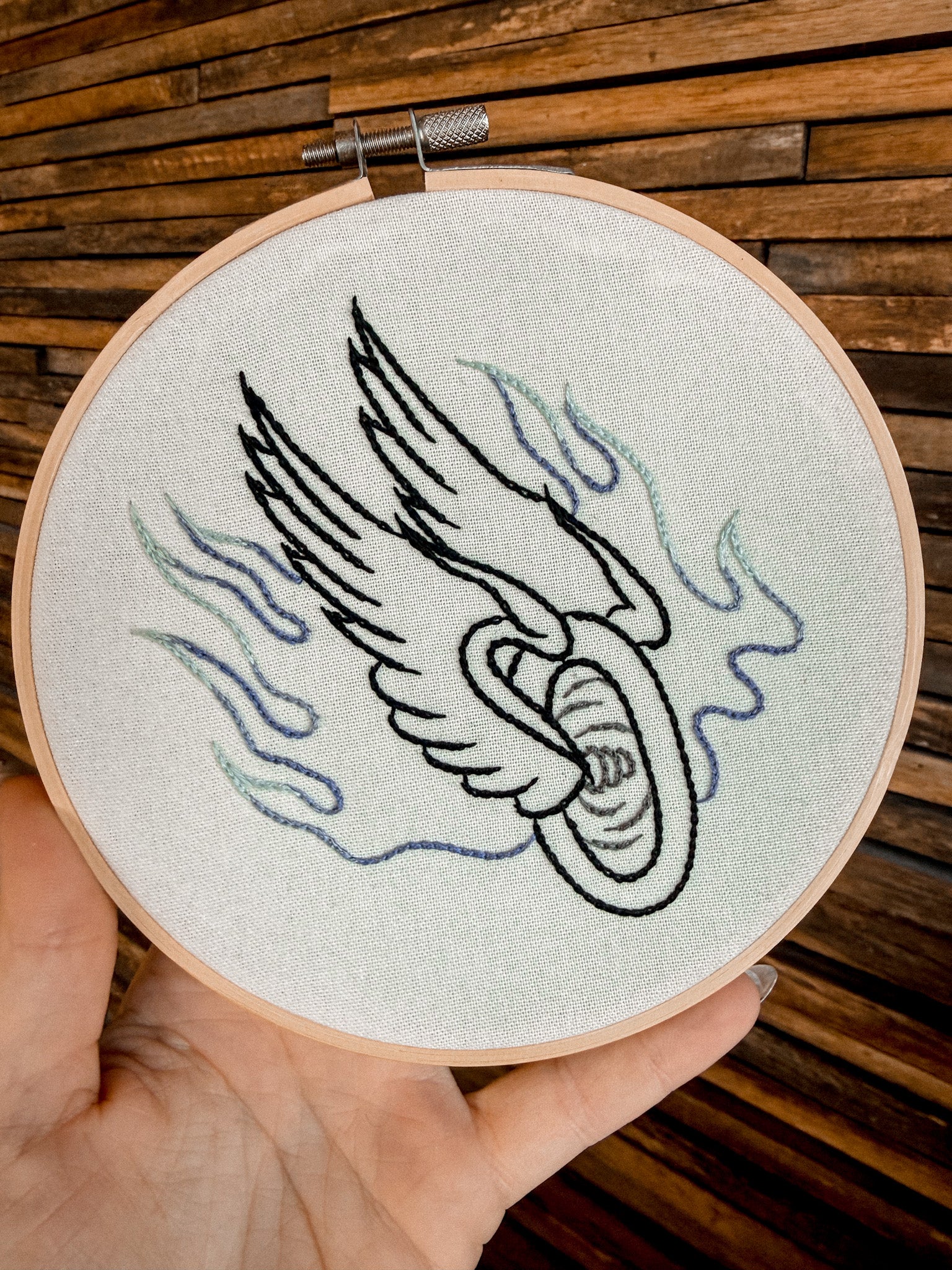 Burining Rubber Hoop 5"