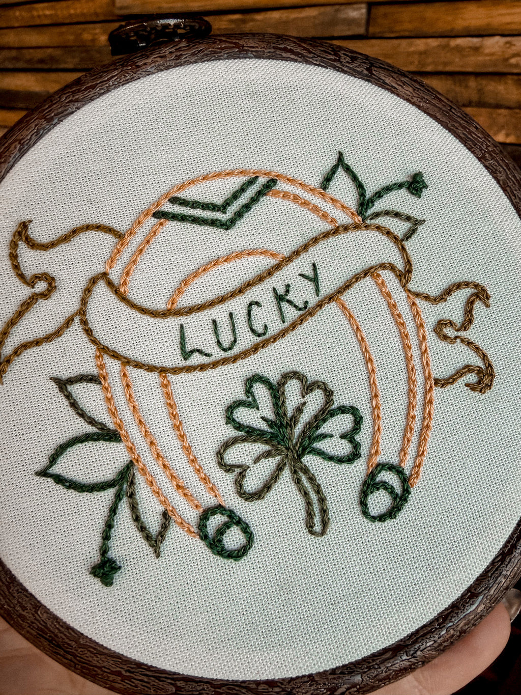Lucky Horseshoe Hoop 5"