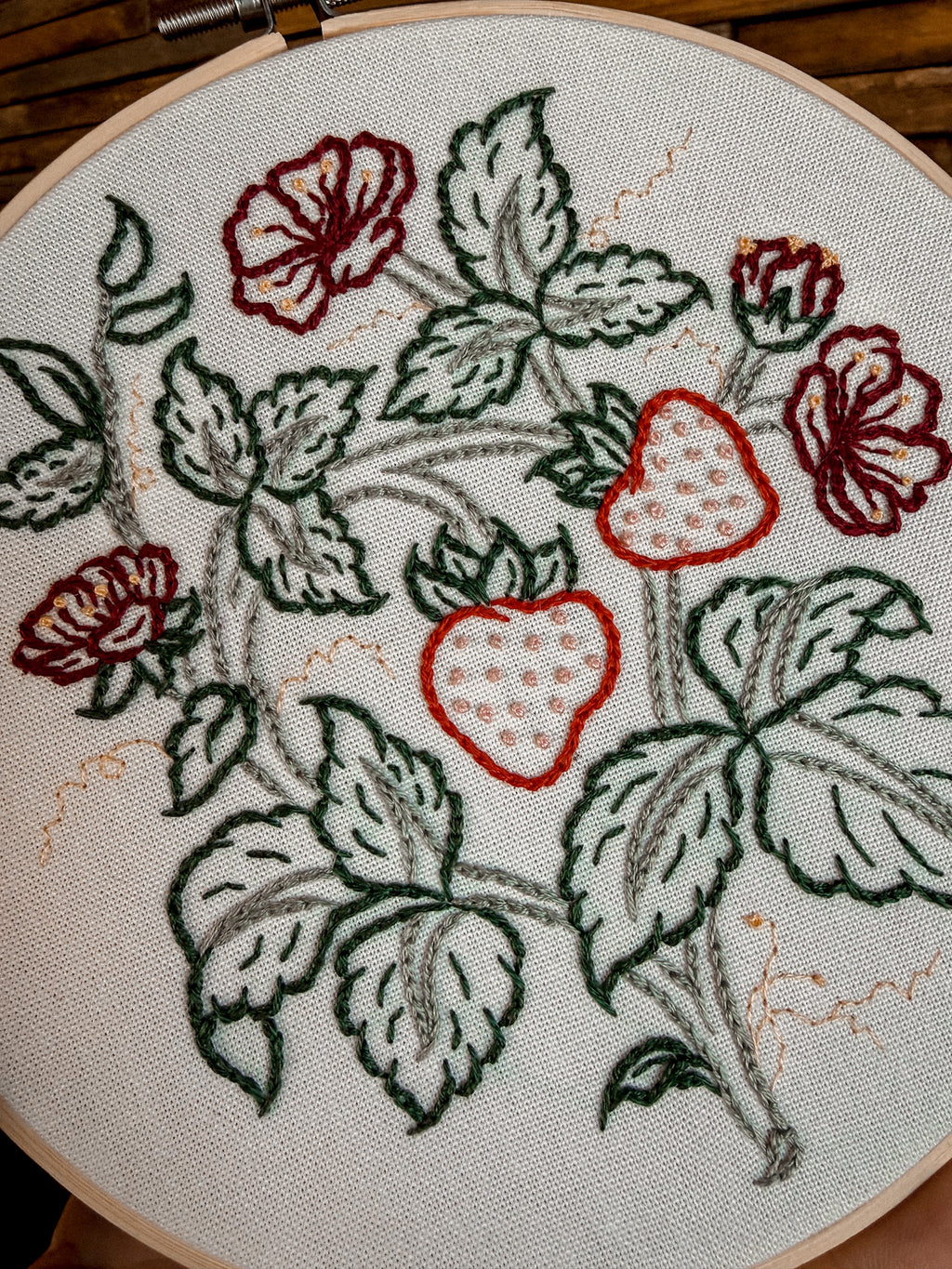 Strawberries 6" Hoop
