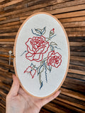 Roses Oval Hoop 7"