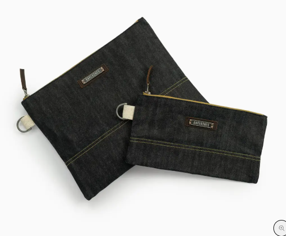 Indigo Denim Pouch